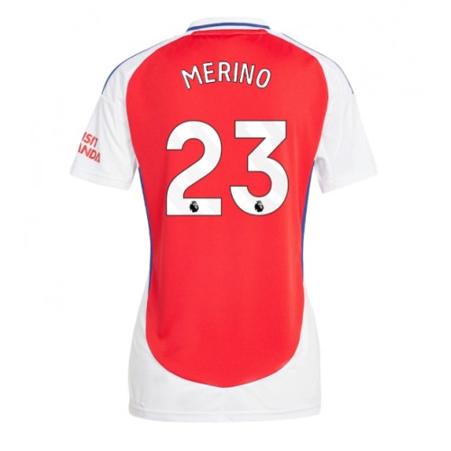 Arsenal Mikel Merino #23 Domaci Dres za Ženska 2024-25 Kratak Rukav